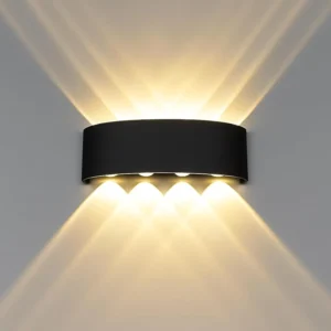 8-Light LED Track Lighting Kit – Adjustable Multi-Head Ceiling Spotlight for Modern Kitchens, Galleries, and Living Rooms (Matte Finish)