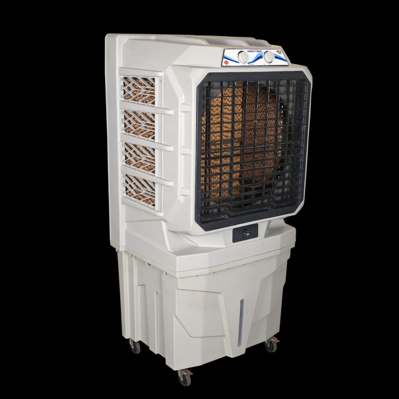 Cooler - Sultan 150L Heavy-Duty Desert Air Cooler – High-Efficiency Plastic Body, Powerful Air Delivery for Large Rooms, Shops & Outdoor Use, Easy Mobility